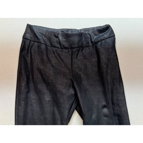 Soft Surroundings Womens Pull On Pants Size Medium Black Stretch Casual - Picture 11 of 11